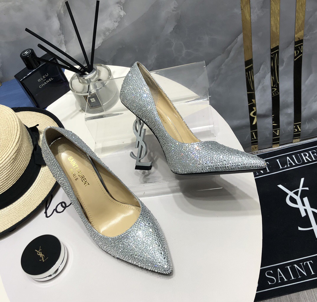 YSL Full Diamond Pumps Size 35-41