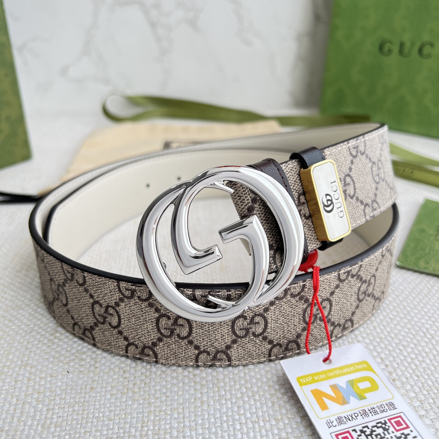 Gucci Mens Belt Width 3.8cm