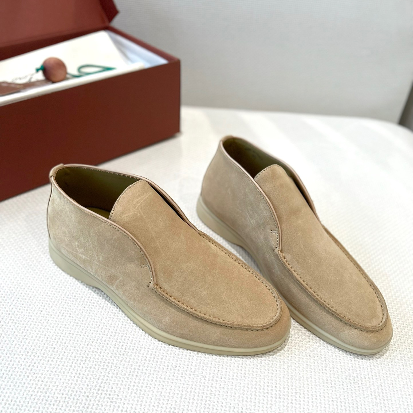 Loro Piana Unisex Loafers High Top Size 36-45