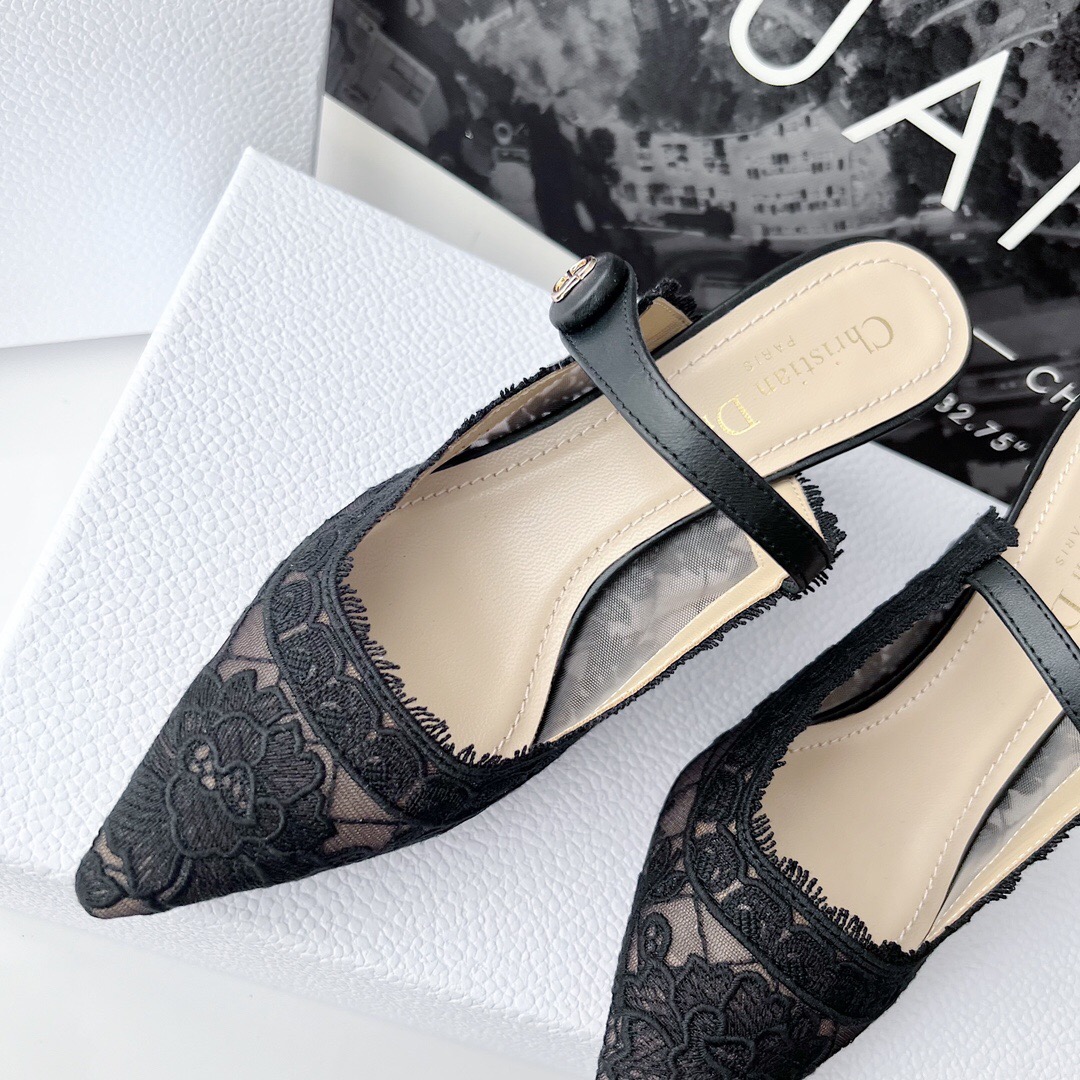 Dior Capture Heeled Mule Pumps Size 35-40