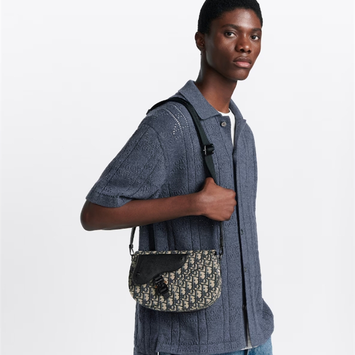 Dior Saddle Messenger Mens Shoulder Bags Size 24.5*16.5*5.5cm