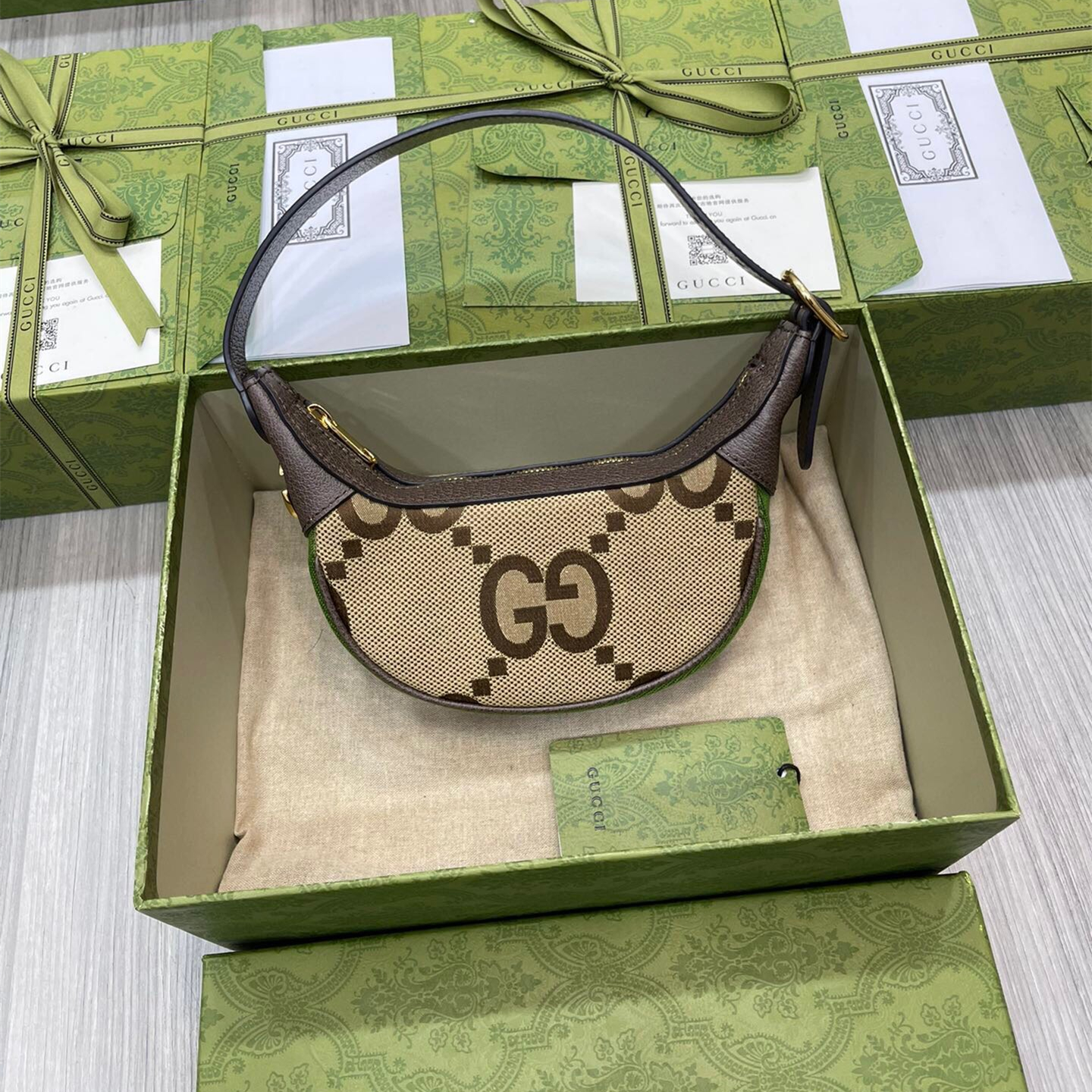 Gucci GG Ophidia Women Shoulder Bags Size 20*15*5cm