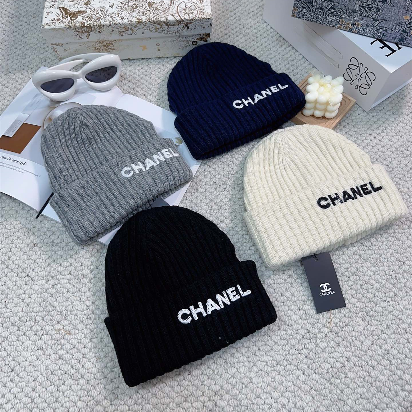 Chanel Knitted Hat 4-Color