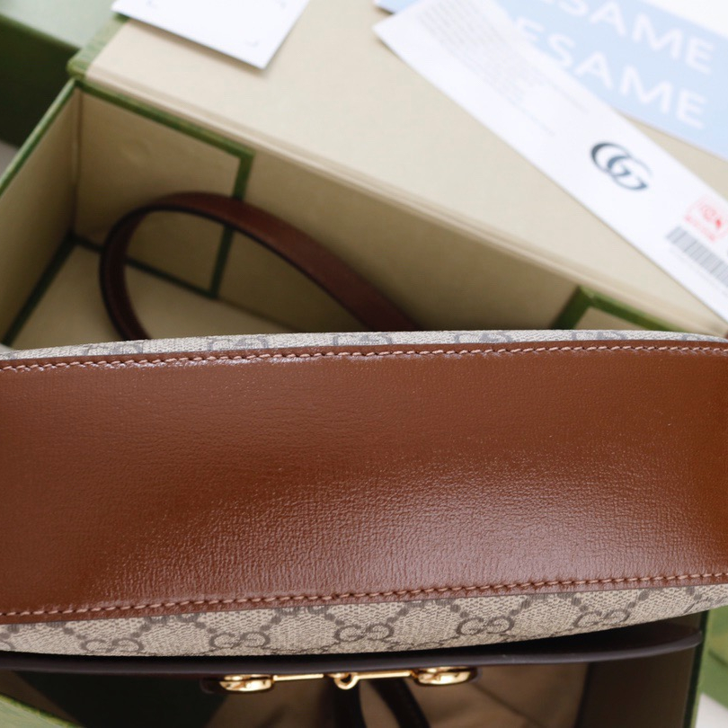 Gucci GG Horsebit 1955 Women Shoulder Bags Size 22.5*17*6.5cm