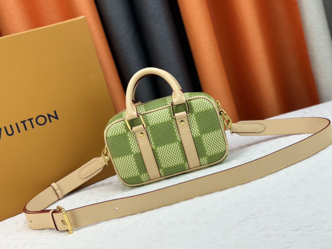 Louis Vuitton N40643 Nano Porte Documents Voyage Women Shoulder Bags Size 20*13*5cm