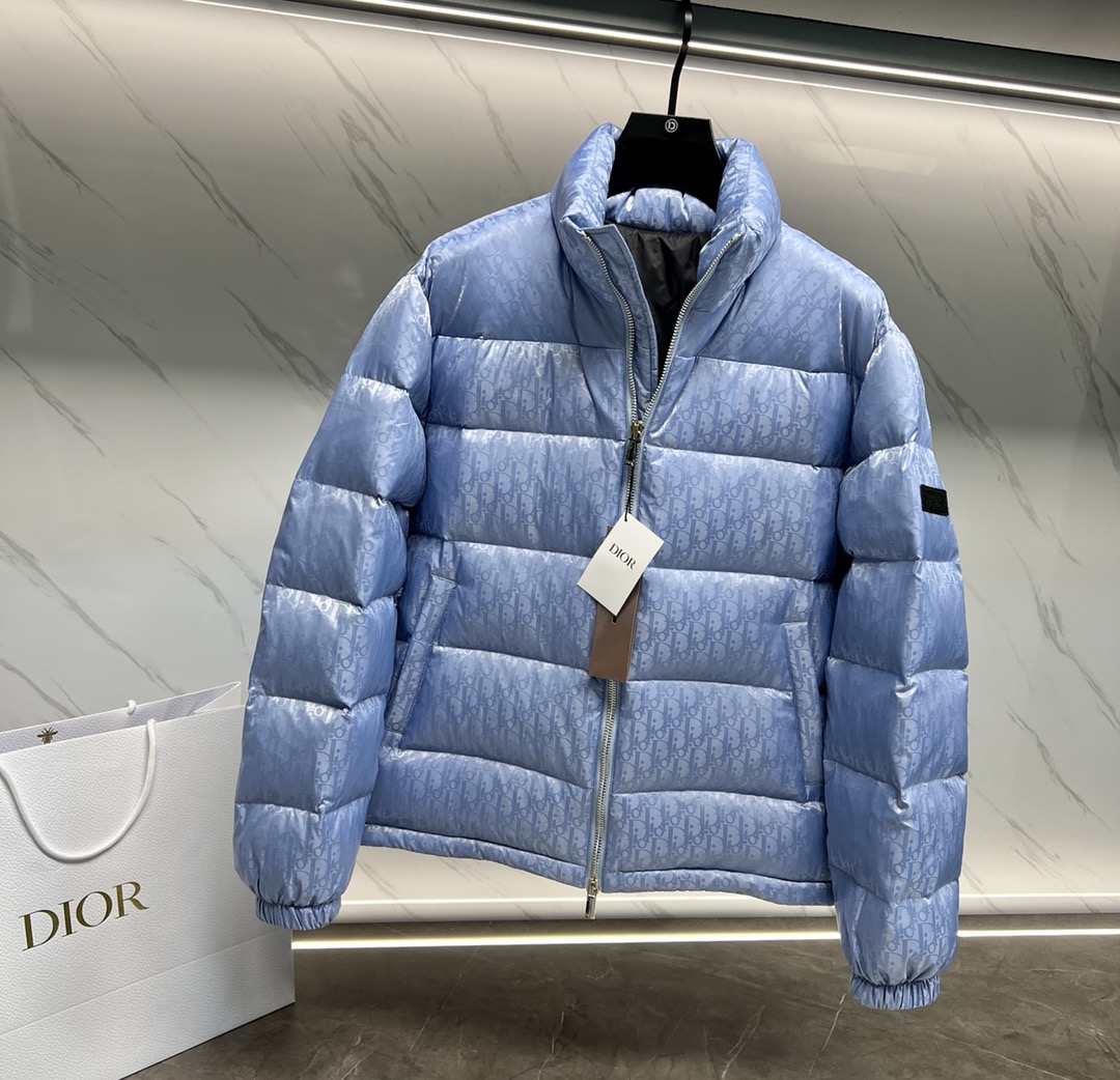 Dior 23FW Oblique Unisex Winter Jacket Size 46-54