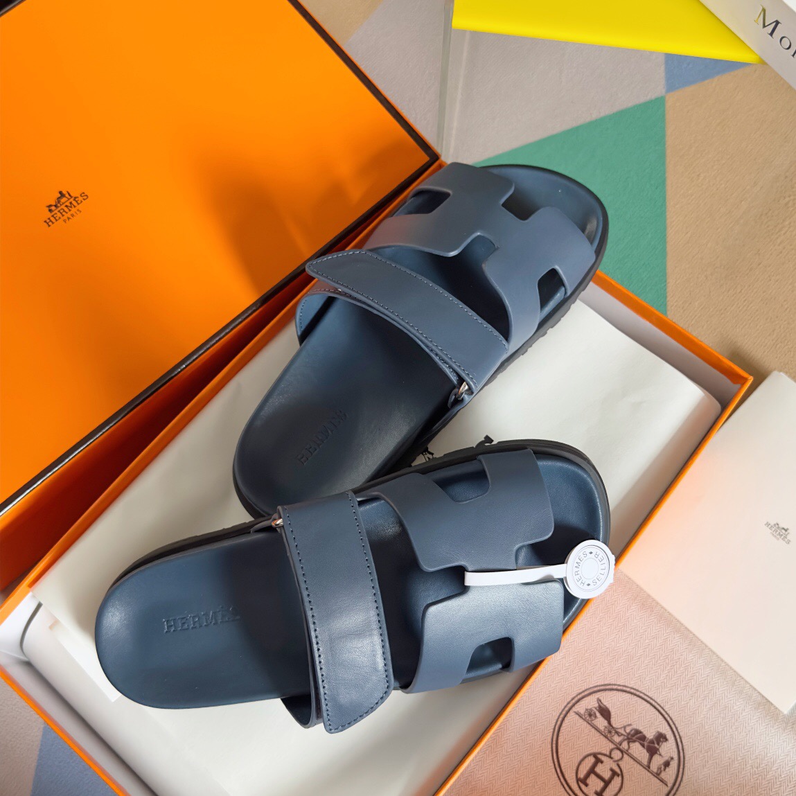 Hermes chypre Slippers Size 36-45