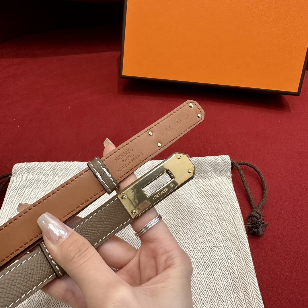 Hermes Women Belt Width 2cm