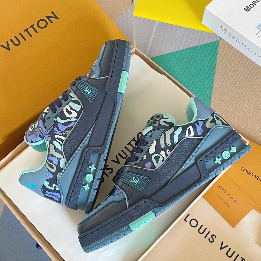 Louis Vuitton 2024New LV Trainer Sneaker Size 36-46