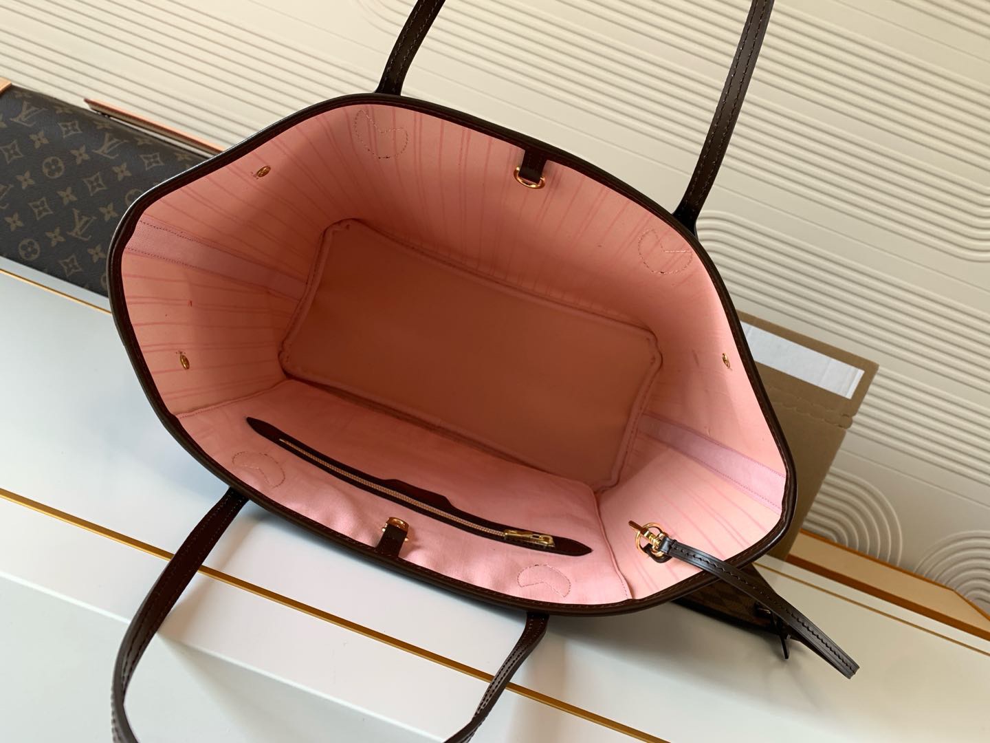 Louis Vuitton N40598 Neverfull MM Tote Bag  Size 31*28*14cm