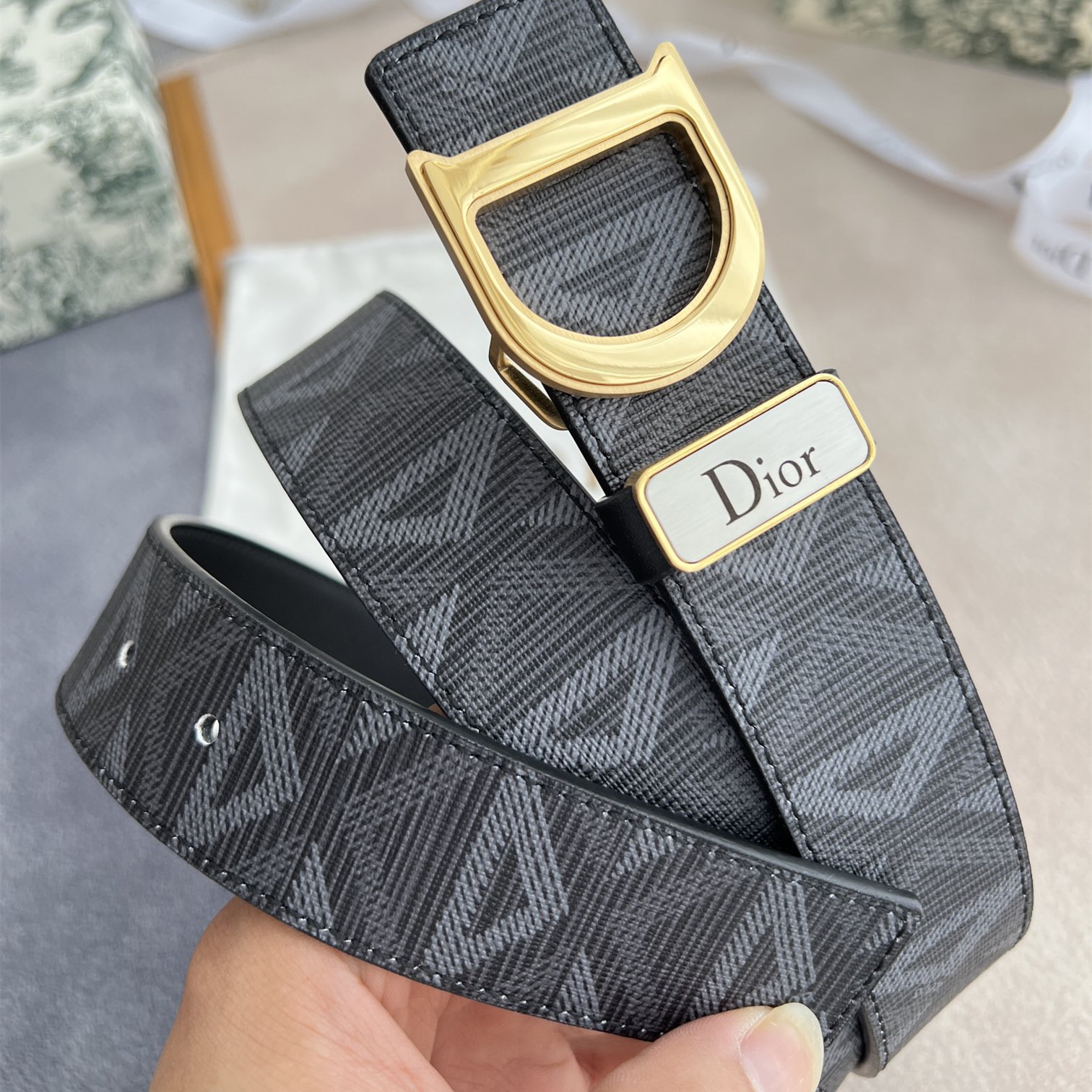 Dior Mens Belt Width 3.5cm