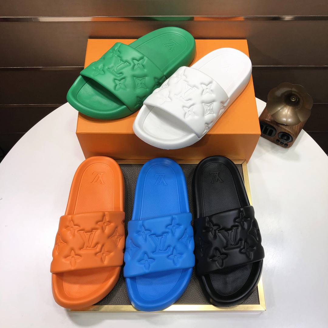 Louis Vuitton Waterfront Slippers Size 39-45 5-Color