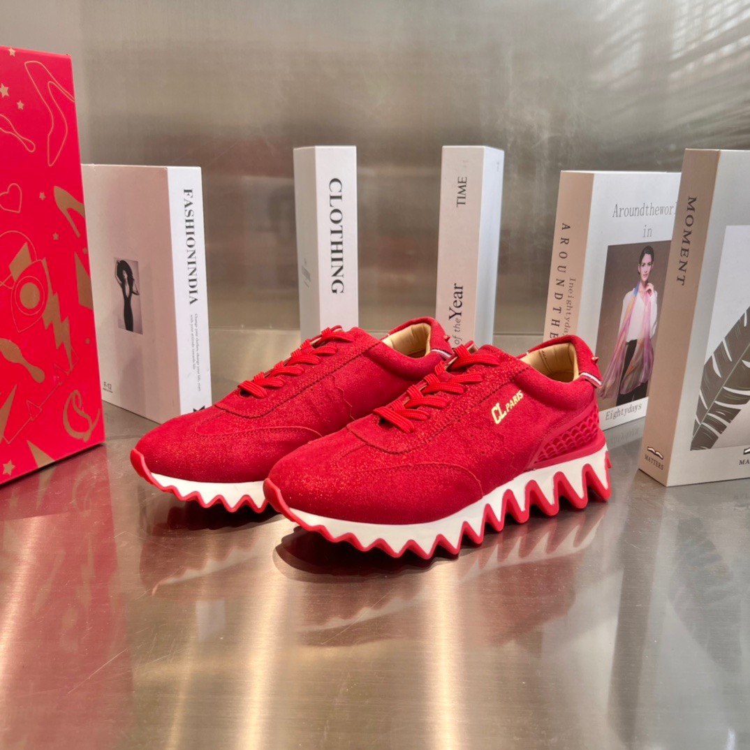 Christian Louboutin Loubishark Sneaker Size 36-46  8-Color