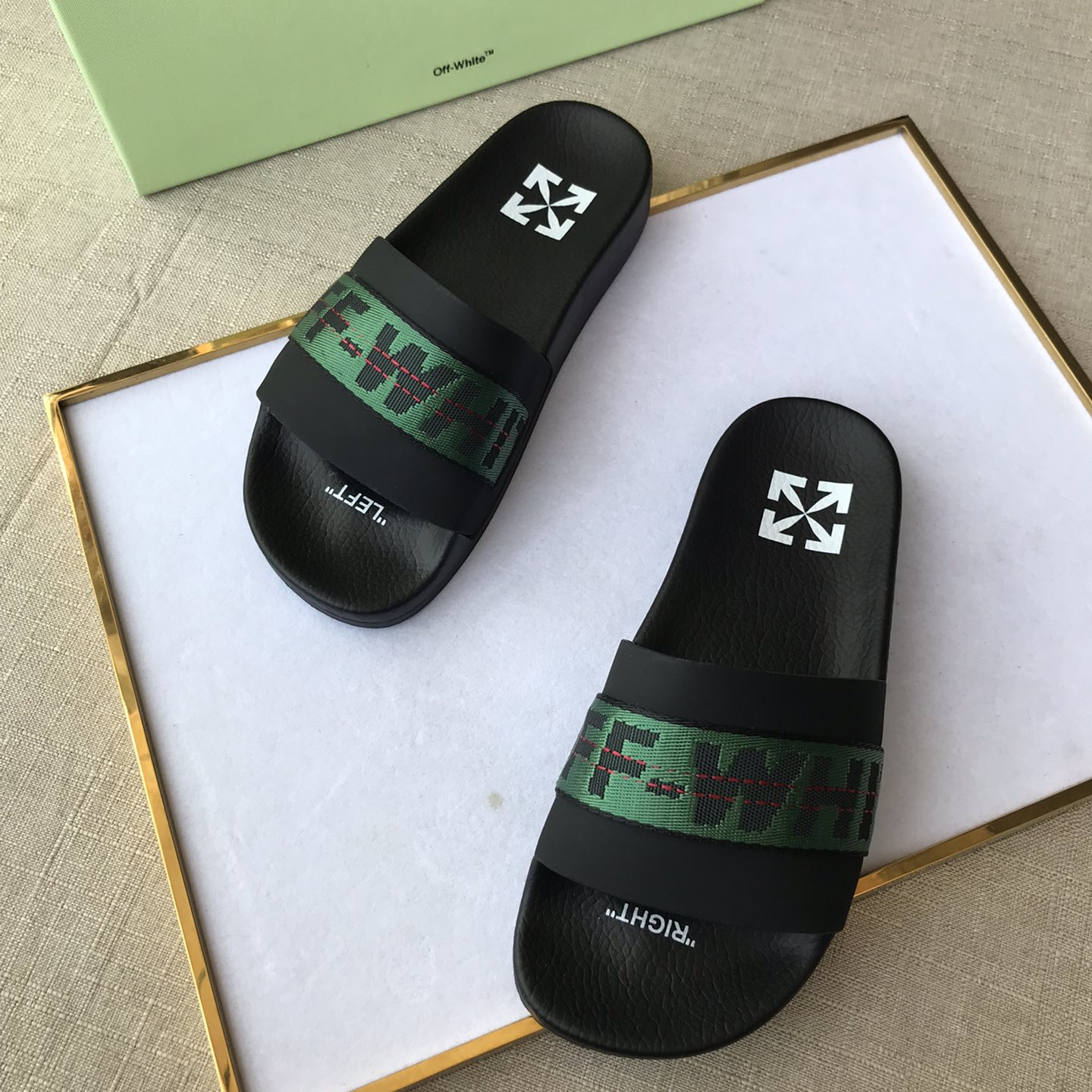 OFF White Mens Women Sandals Gr. 36-46