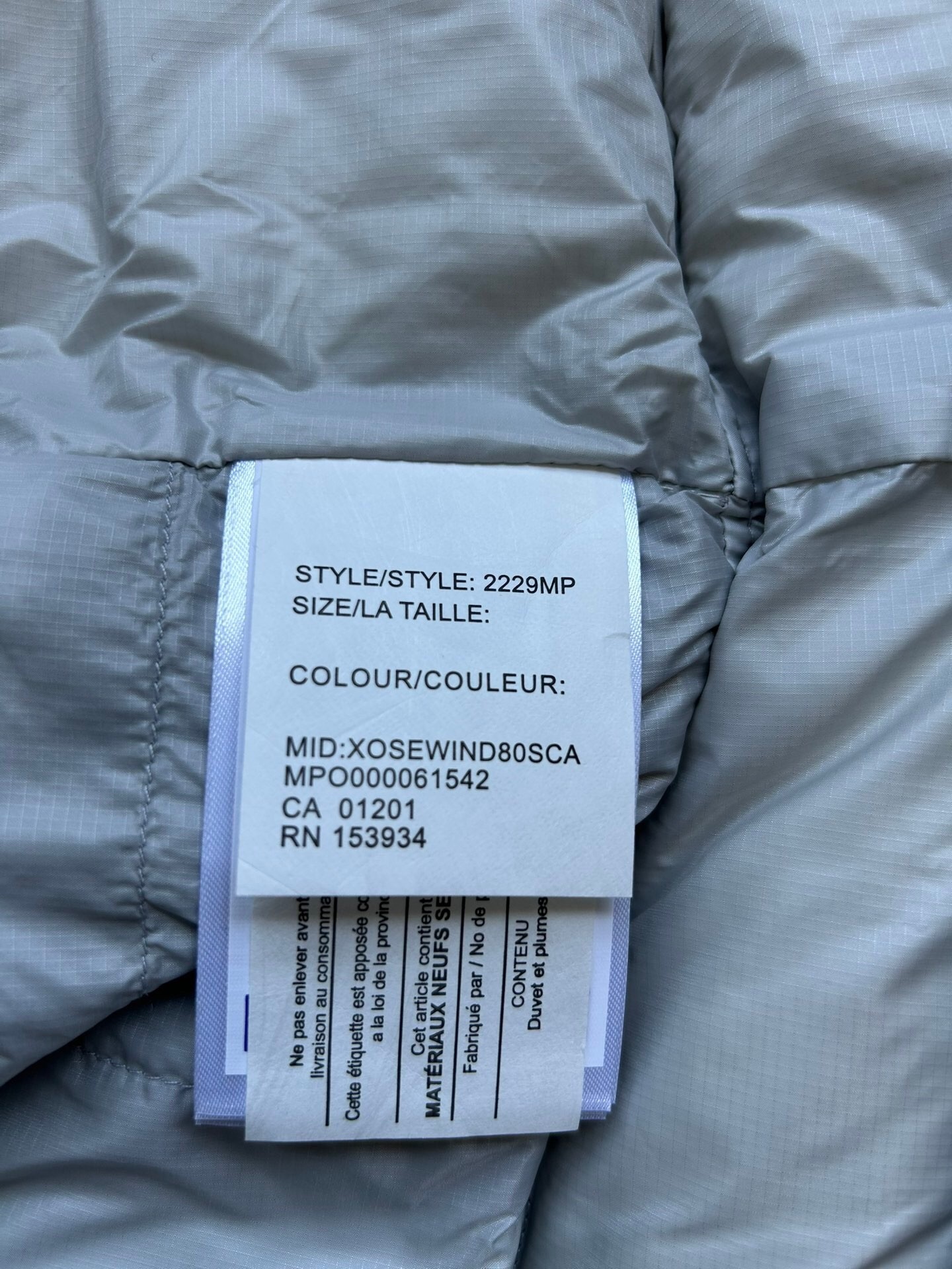 Canada Goose E2229 Crofton Vest-WD Men Winter Vest Size S-XXL