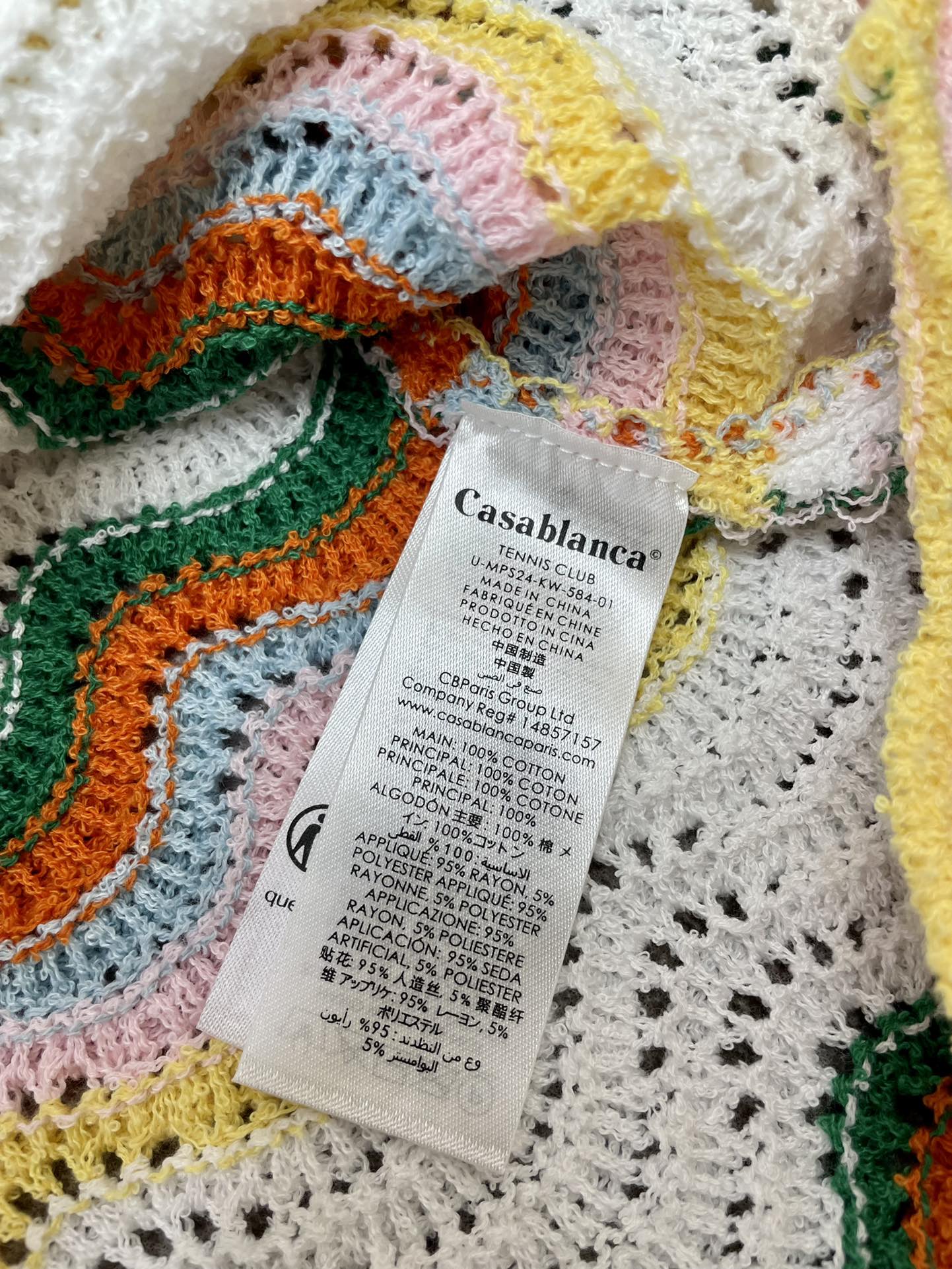 Casablanca Polo Shirt Size S-XL