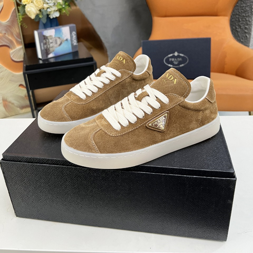 Prada Lane Deer Leather Sneakers Size 36-45