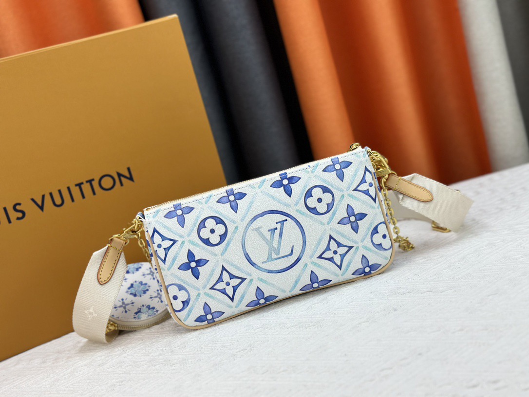 Louis Vuitton M25374 Multi Pochette Accessoires Women Shoulder Bags Size 24*13.5*4cm