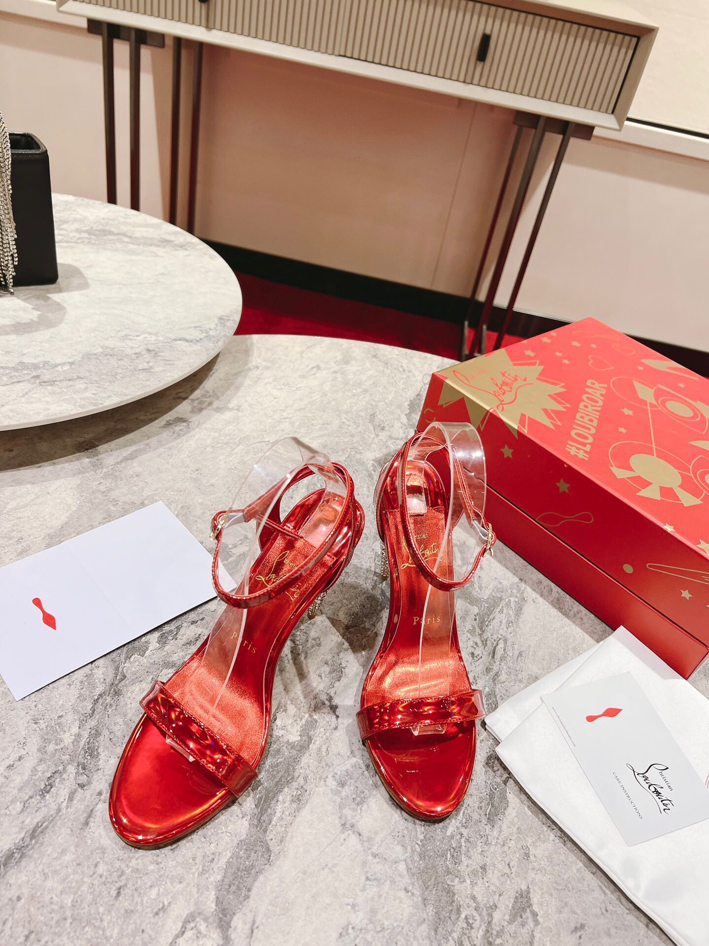 Christian Louboutin Lipstrass Queen Pumps Size 35-41 2-Color