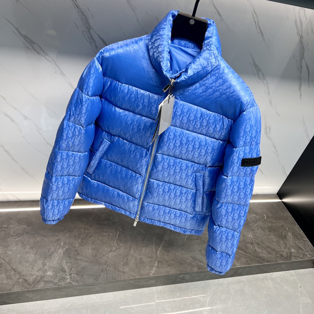 Dior 23FW Oblique Unisex Winter Jacket Size 46-54