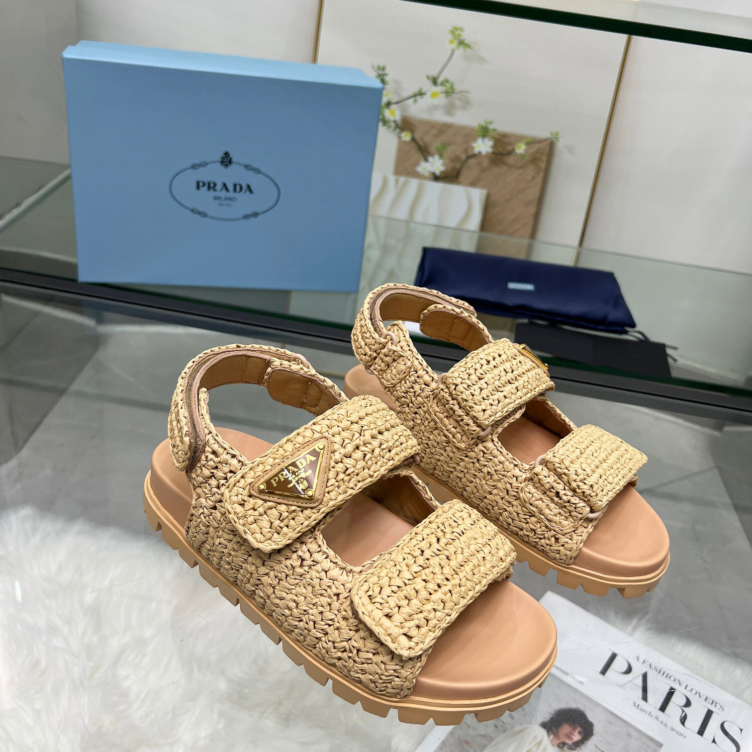 Prada 2024 New Monolith sandals Size 36-41