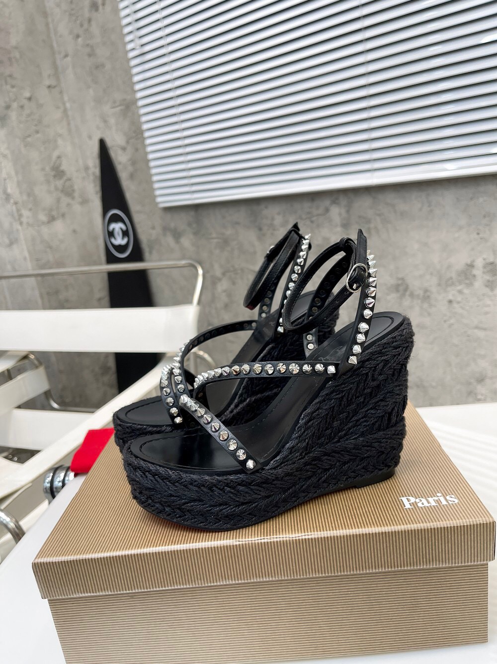 Christian Louboutin Mafaldina Zeppa Pumps Size 37