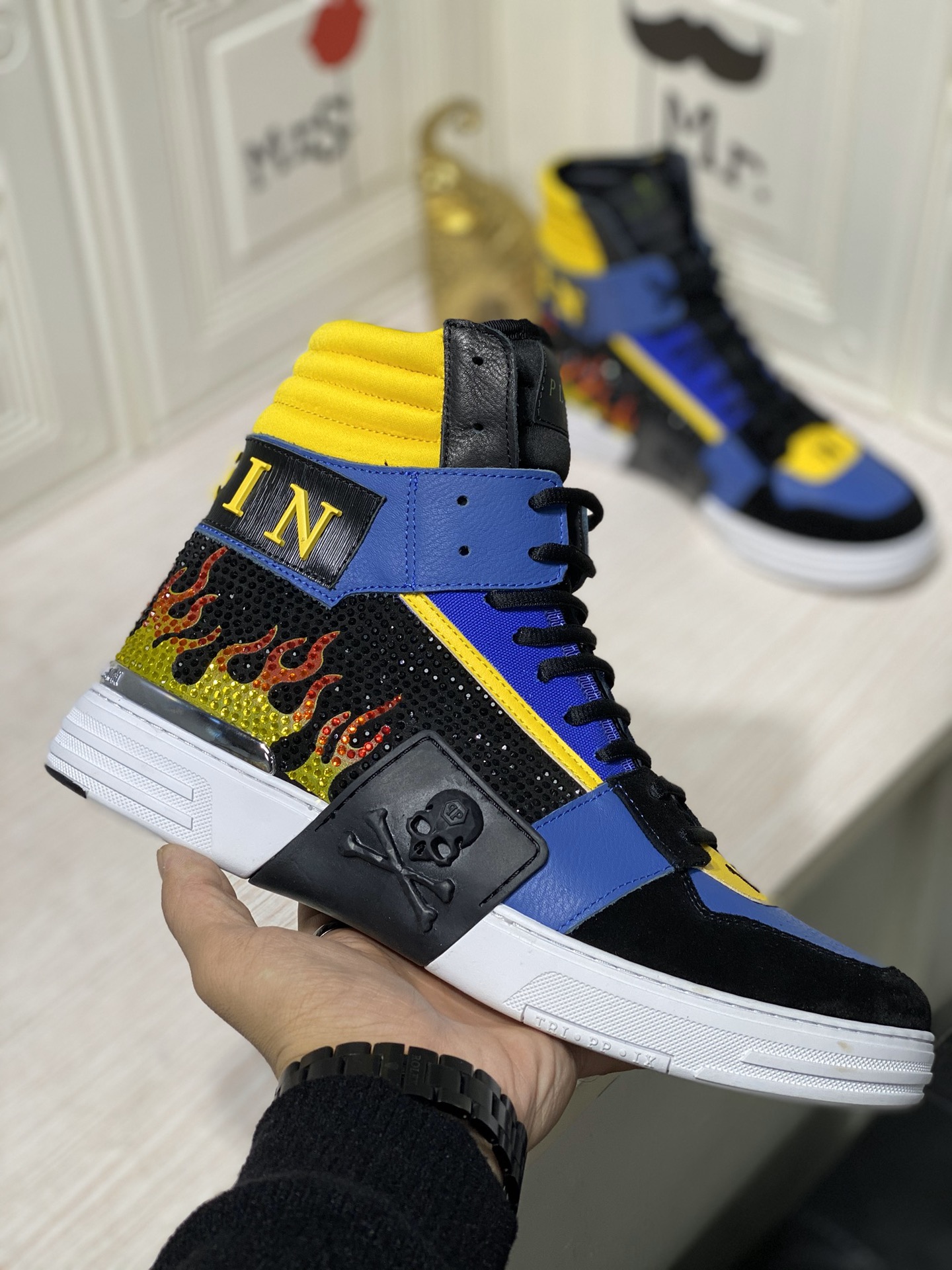 Philipp Plein Mens Outdoor Sneakers Shoes 38 - 45