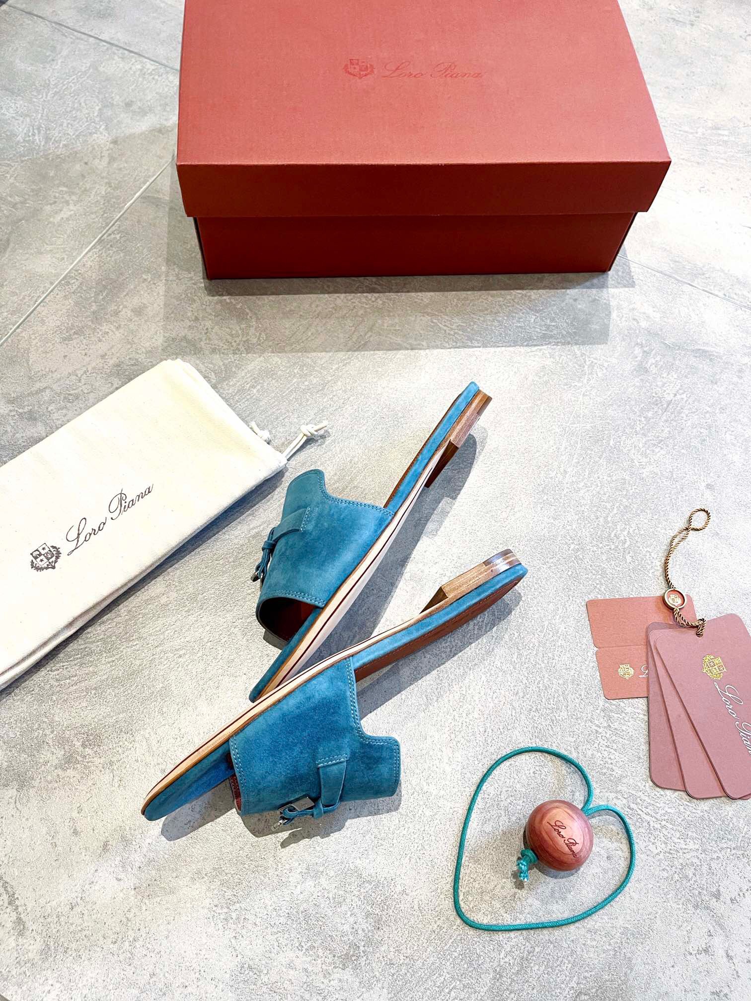 Loro Piana Charms Slipper Women Slippers Size 36-41