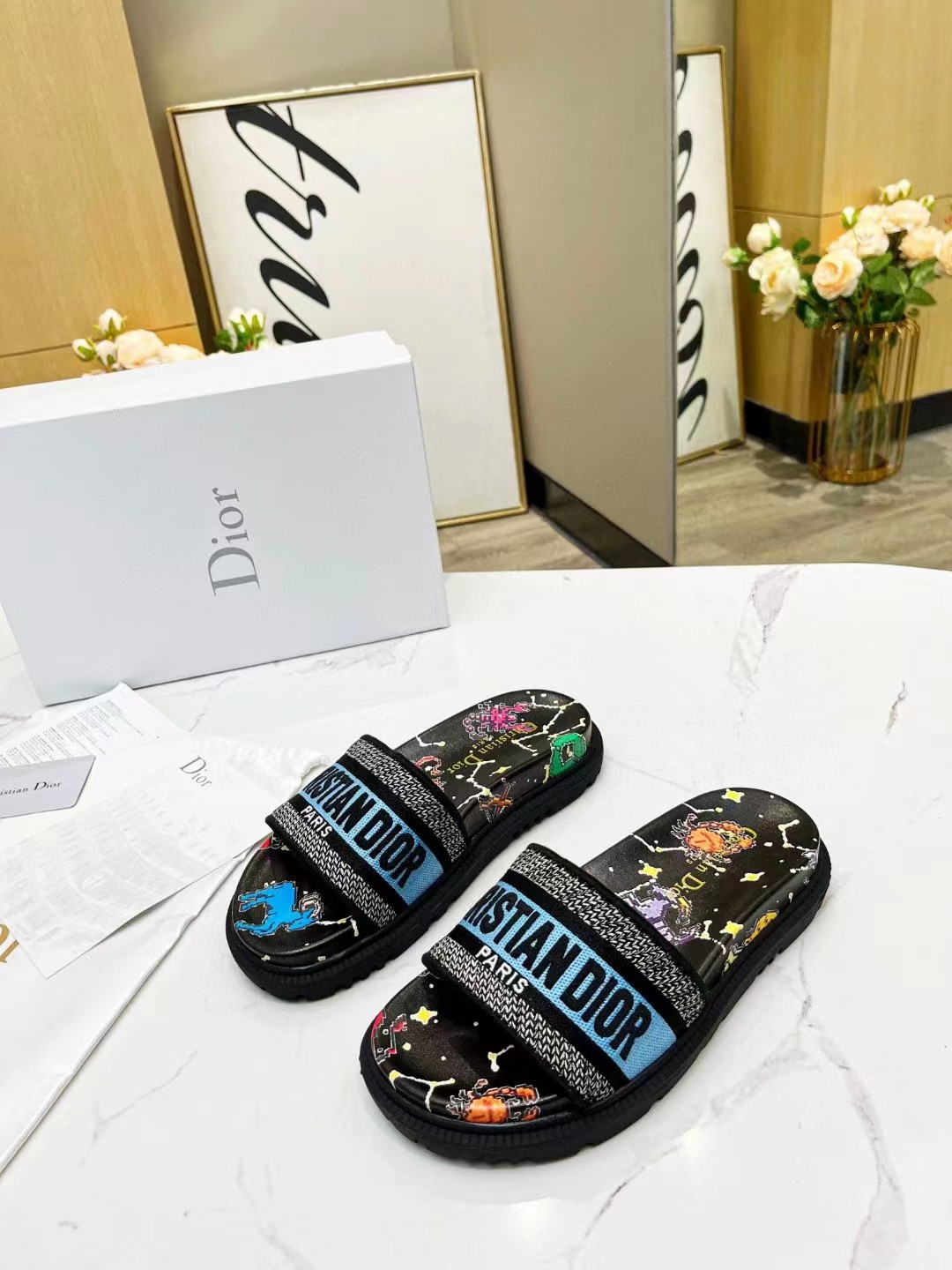 Dior Reverse Slippers Size 36-41