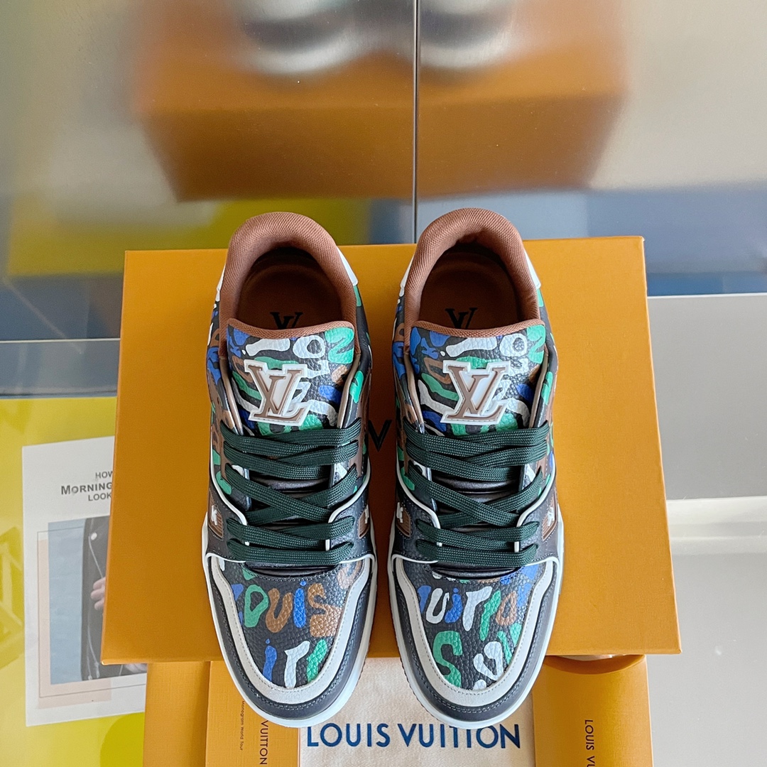 Louis Vuitton 2024New LV Trainer Sneaker Size 36-46