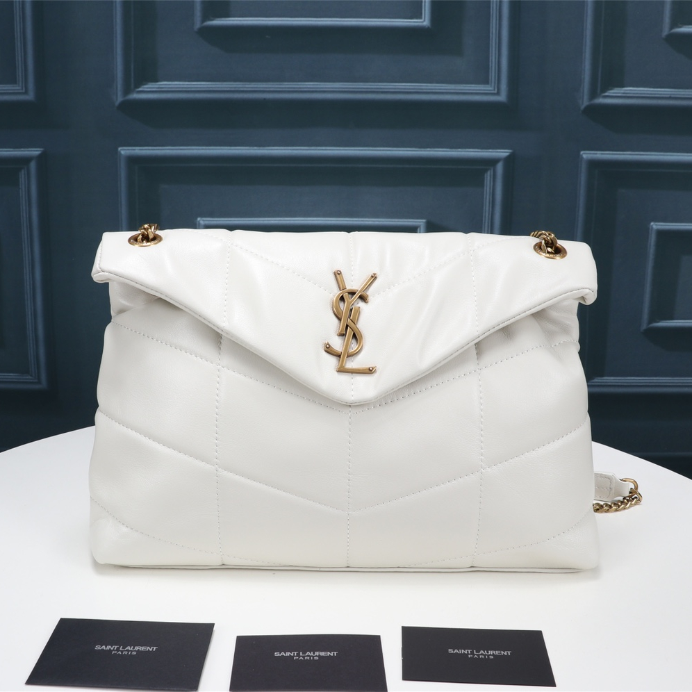 YSL Lou Lou Puffer Women Shoulder Bags Size 35*23*13cm