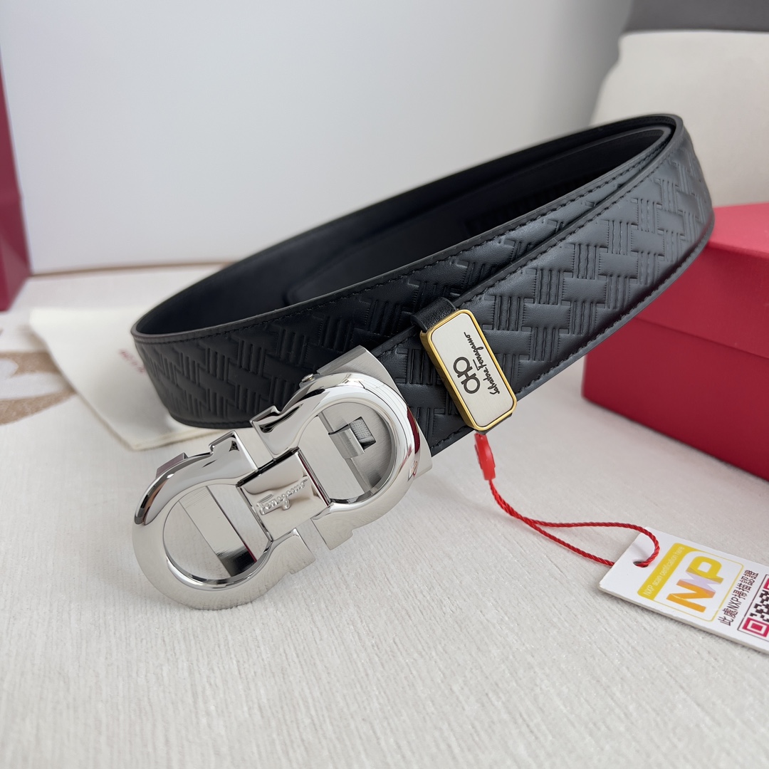 Ferragamo Mens Belt Width 3.5cm