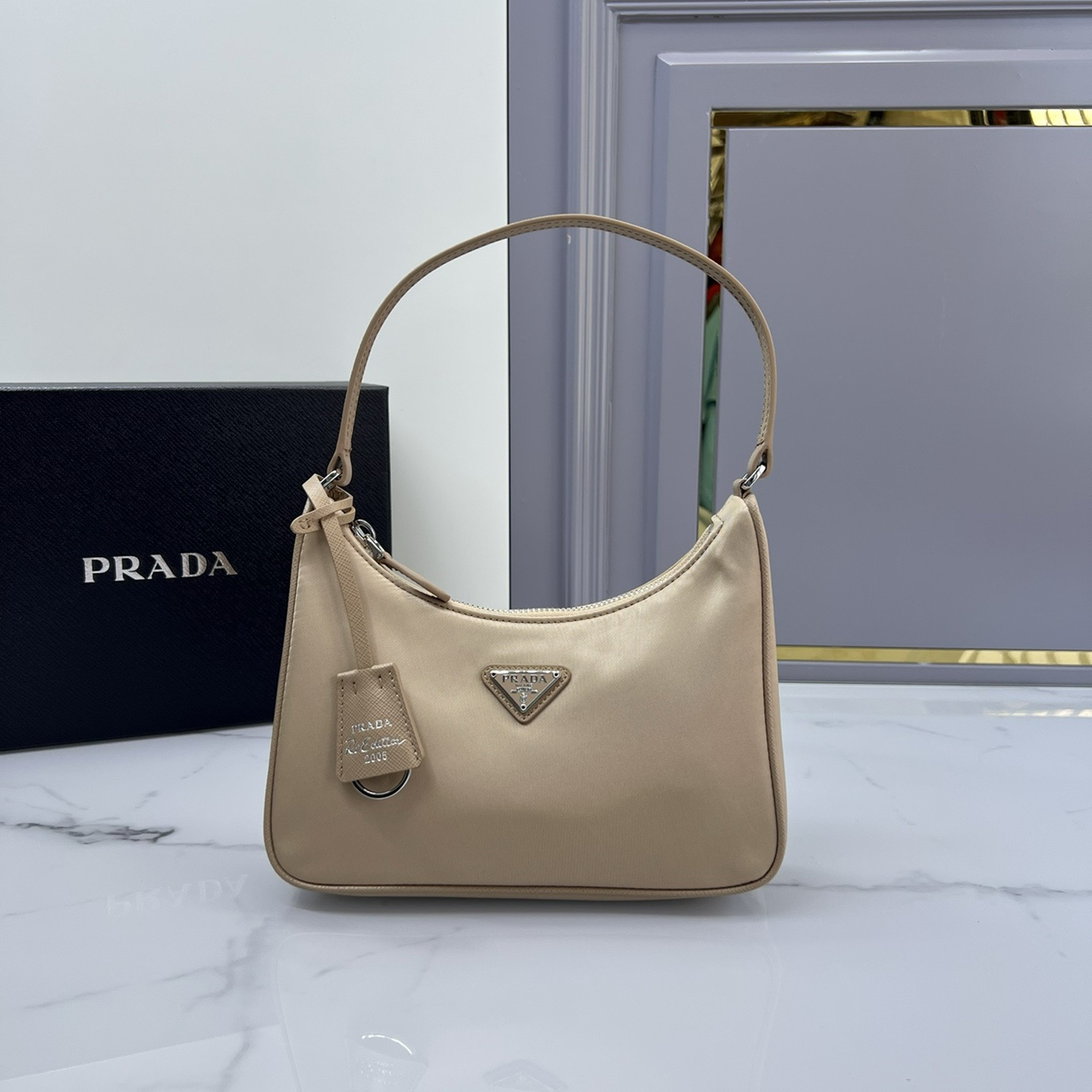 Prada 1NE204 Redition 2005 Women Shoulder Bags 22*18*6.5cm