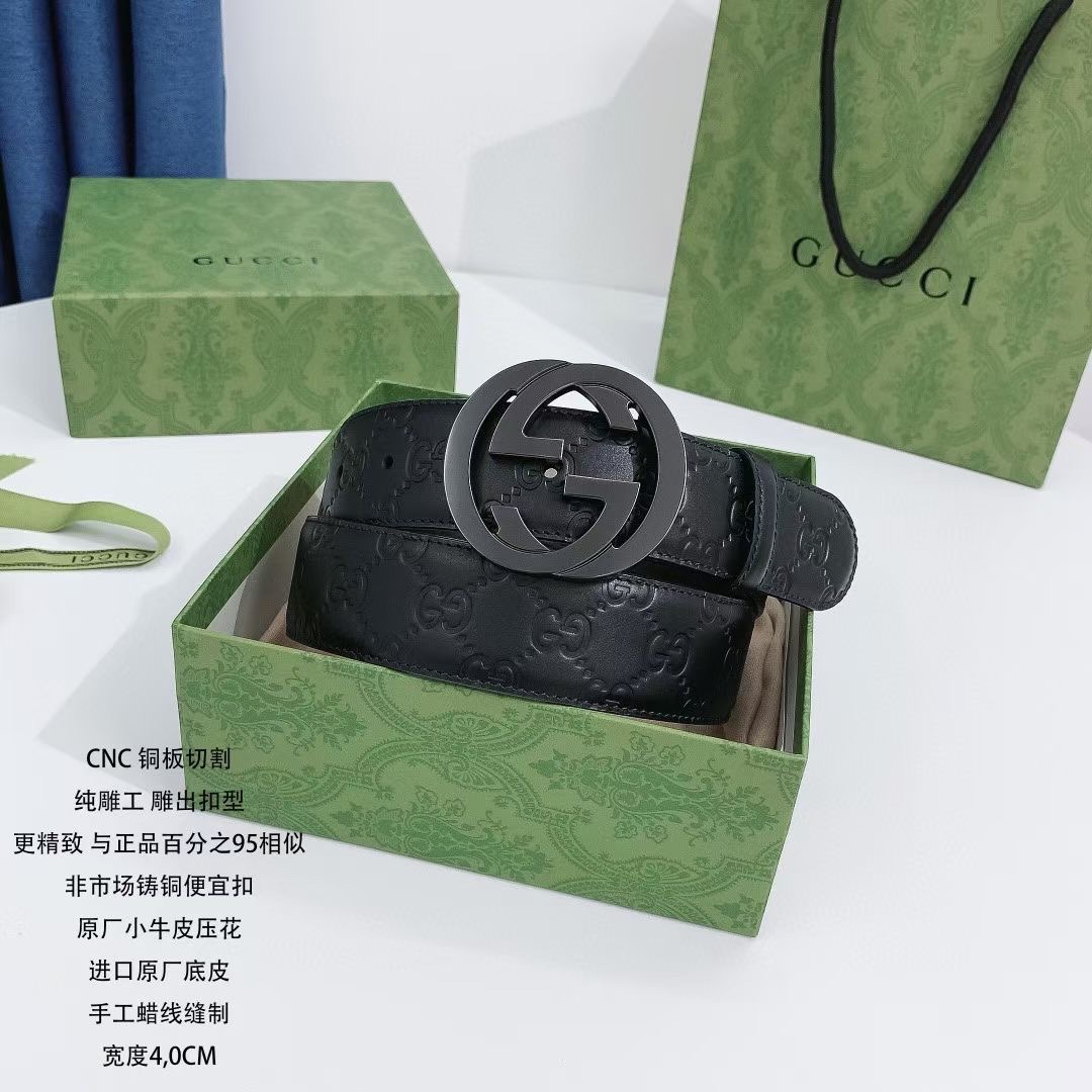 Gucci Mens Belt Width 3.8cm