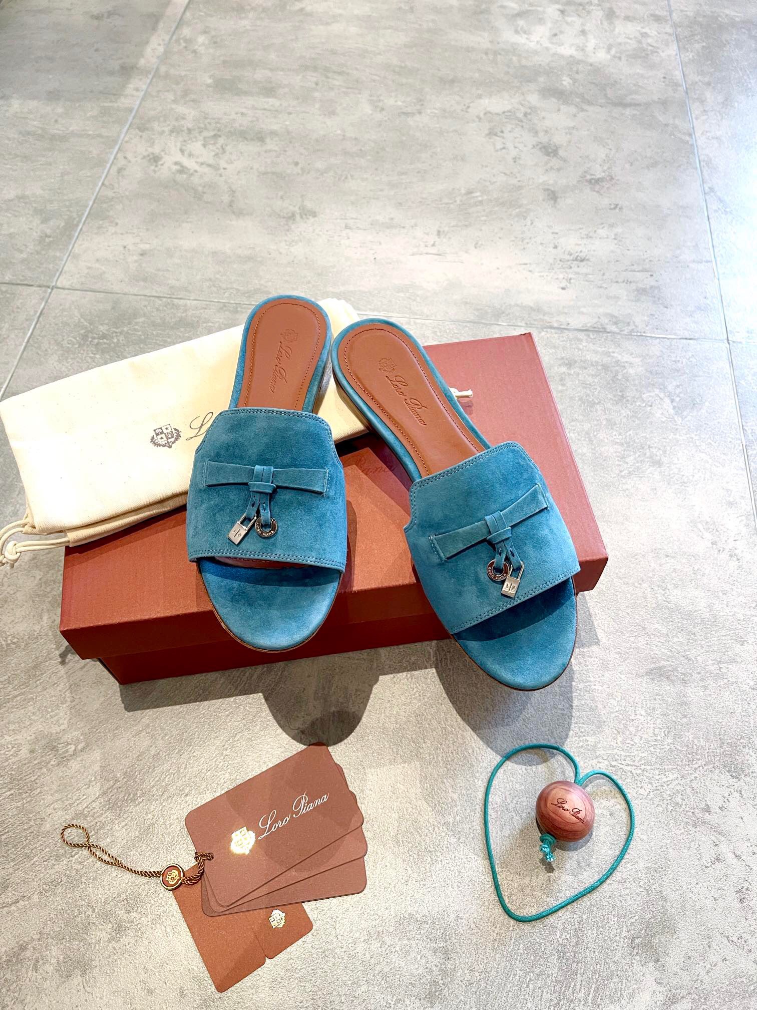 Loro Piana Charms Slipper Women Slippers Size 36-41