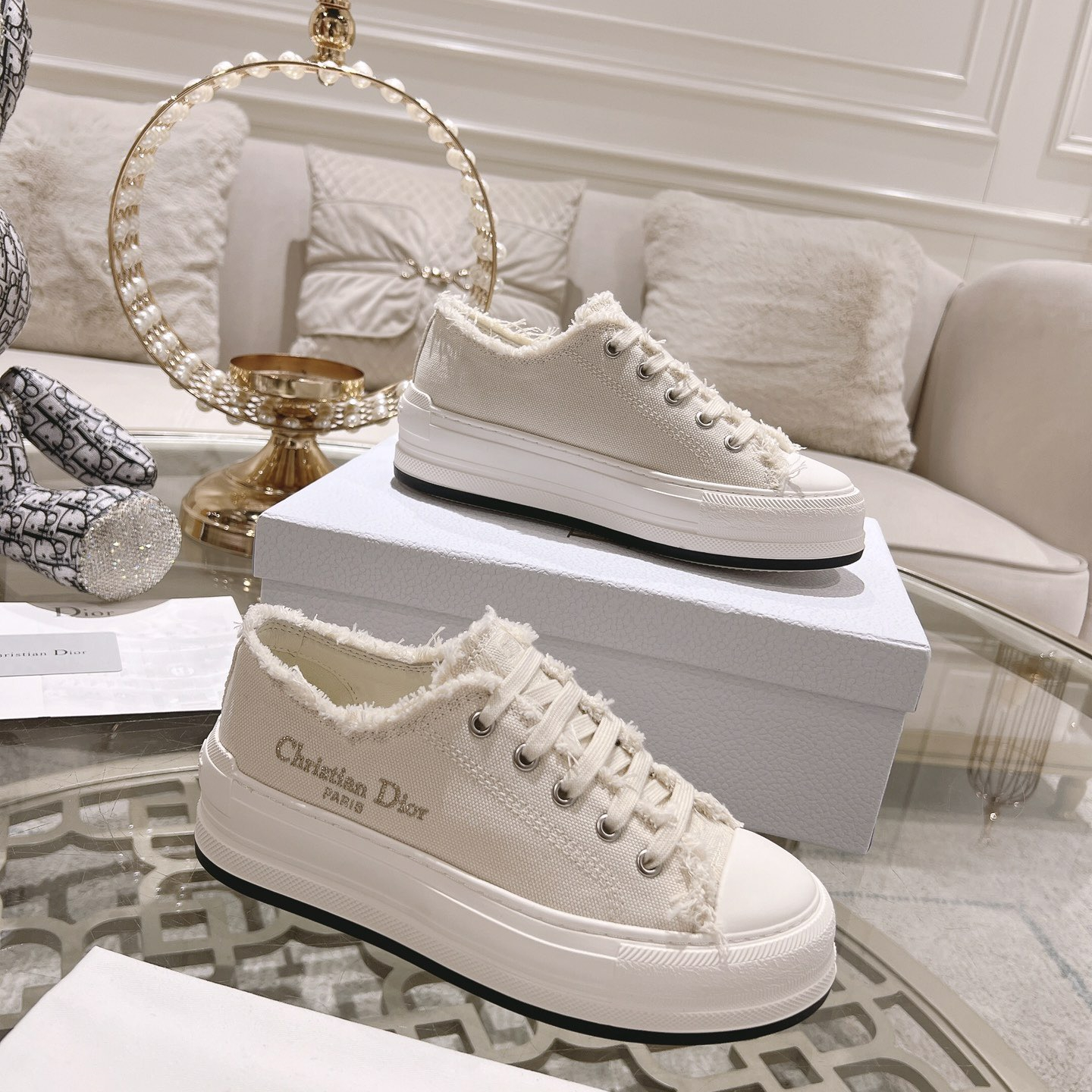 Dior Walk'N'Dior Plateau Sneaker Size 36-41