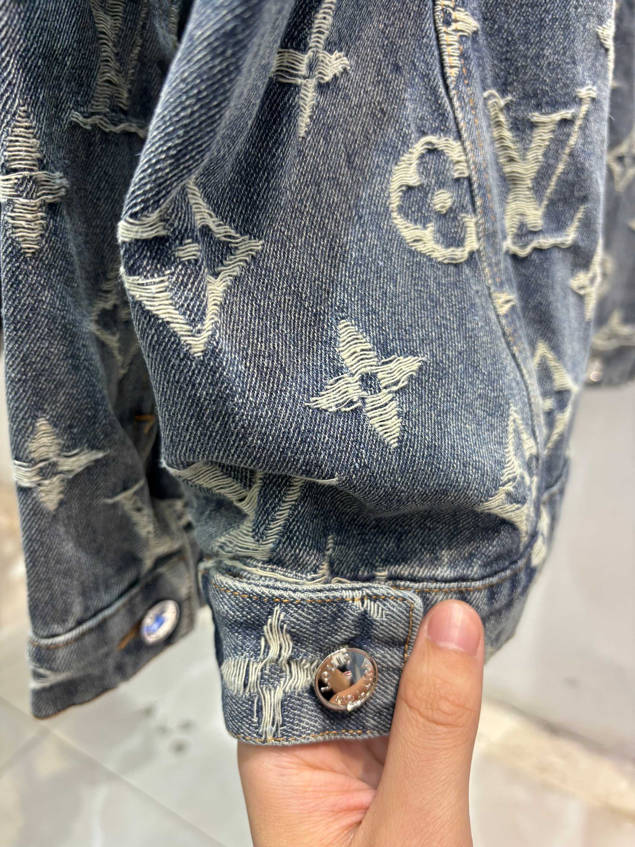 Louis Vuitton Denim Jacket Size S-XL