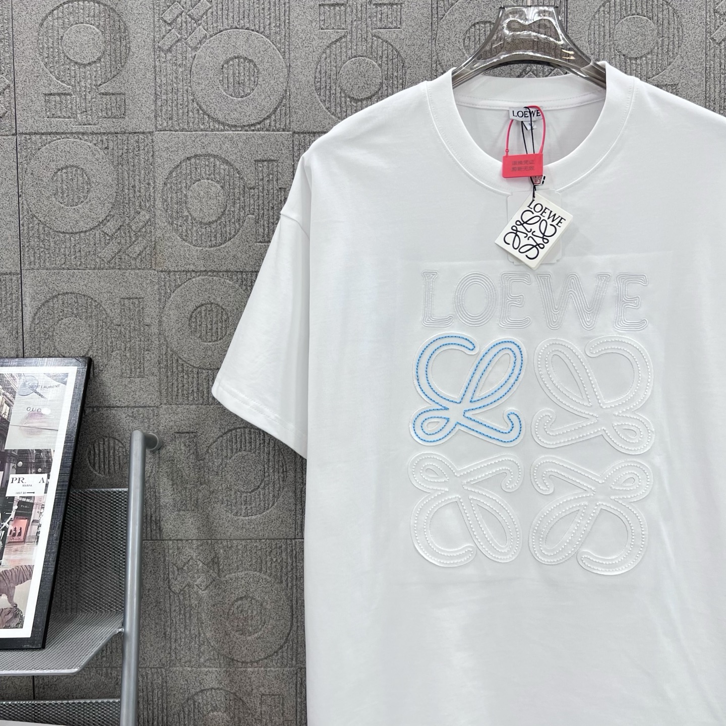 Loewe T Shirt  Embroider Logo Size XS-L