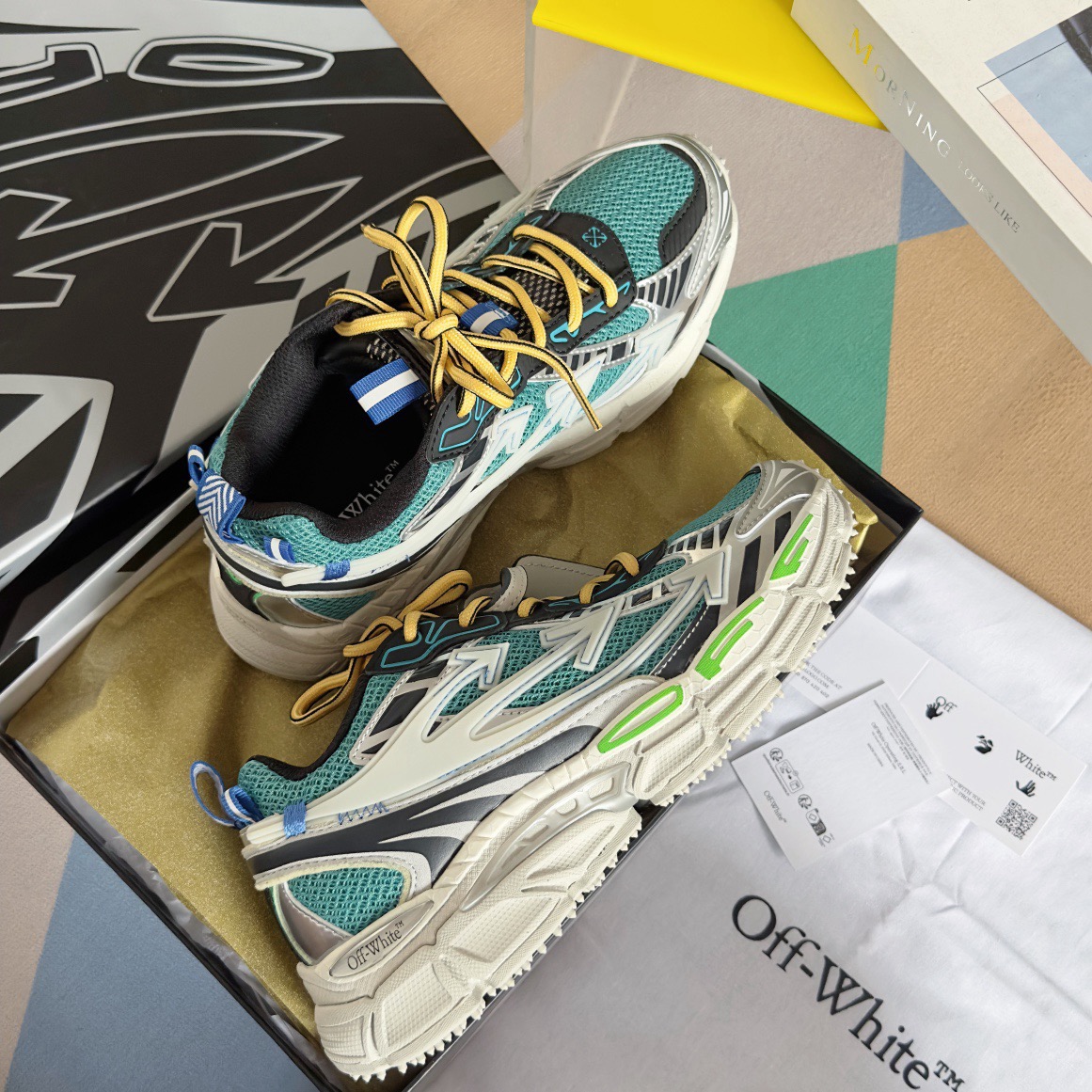 OFF White 2024ss Ow Be Right Back Sneaker Paris Size 36-46