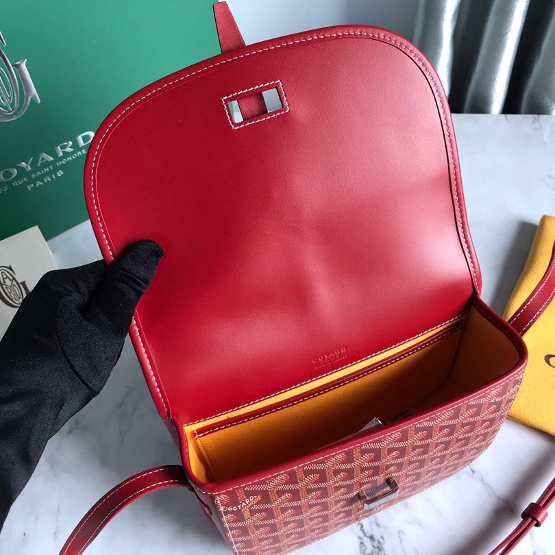 Goyard Belvedere Mens Shoulder Bags Size 22*16*7cm