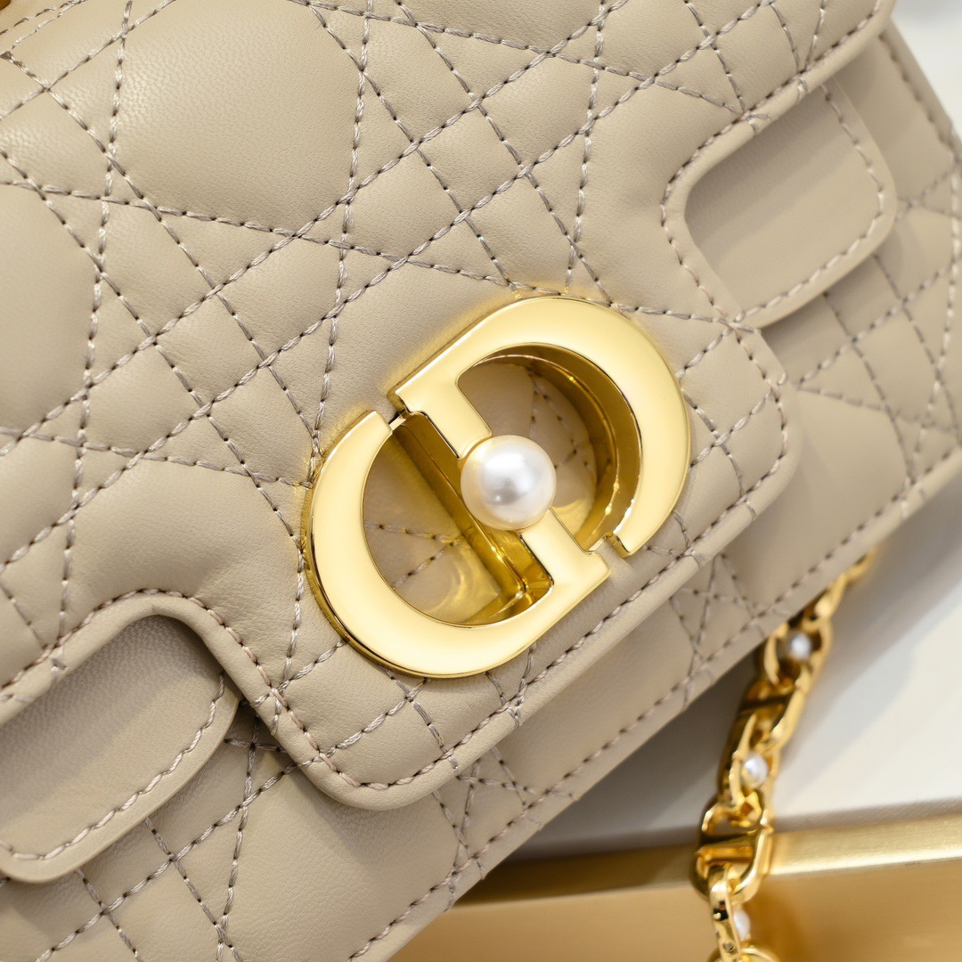 Dior Mini Dior Jolie Top Handle Women Shoulder Bags 19*12*6cm