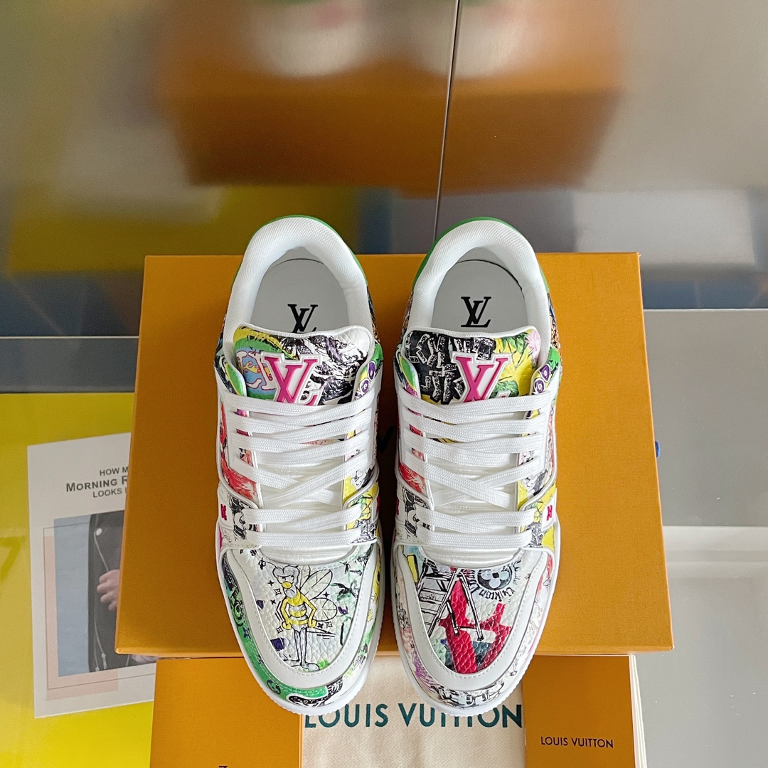 Louis Vuitton 2024New LV Trainer Sneaker Size 36-46