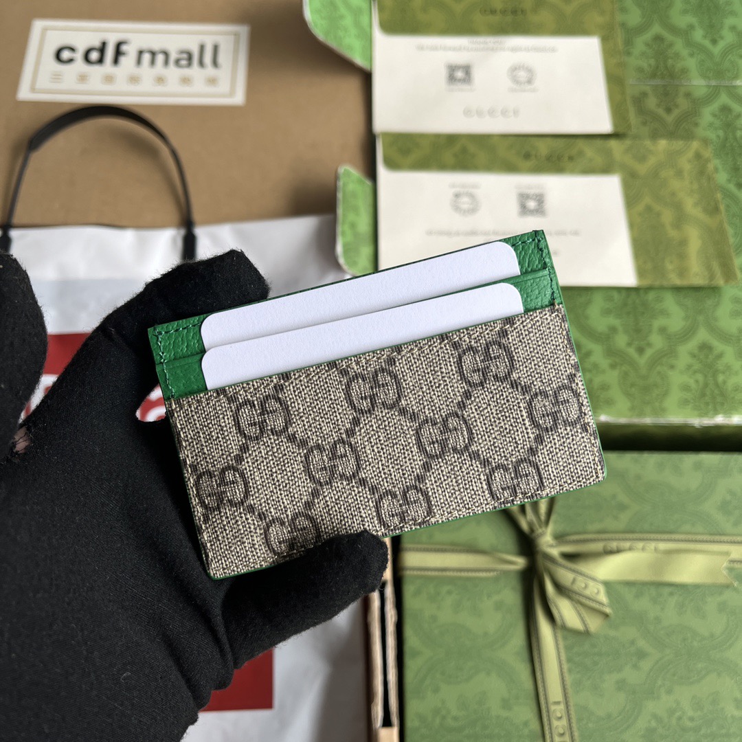 Gucci Kartenetui Mit GG Detail 11 × 7 cm