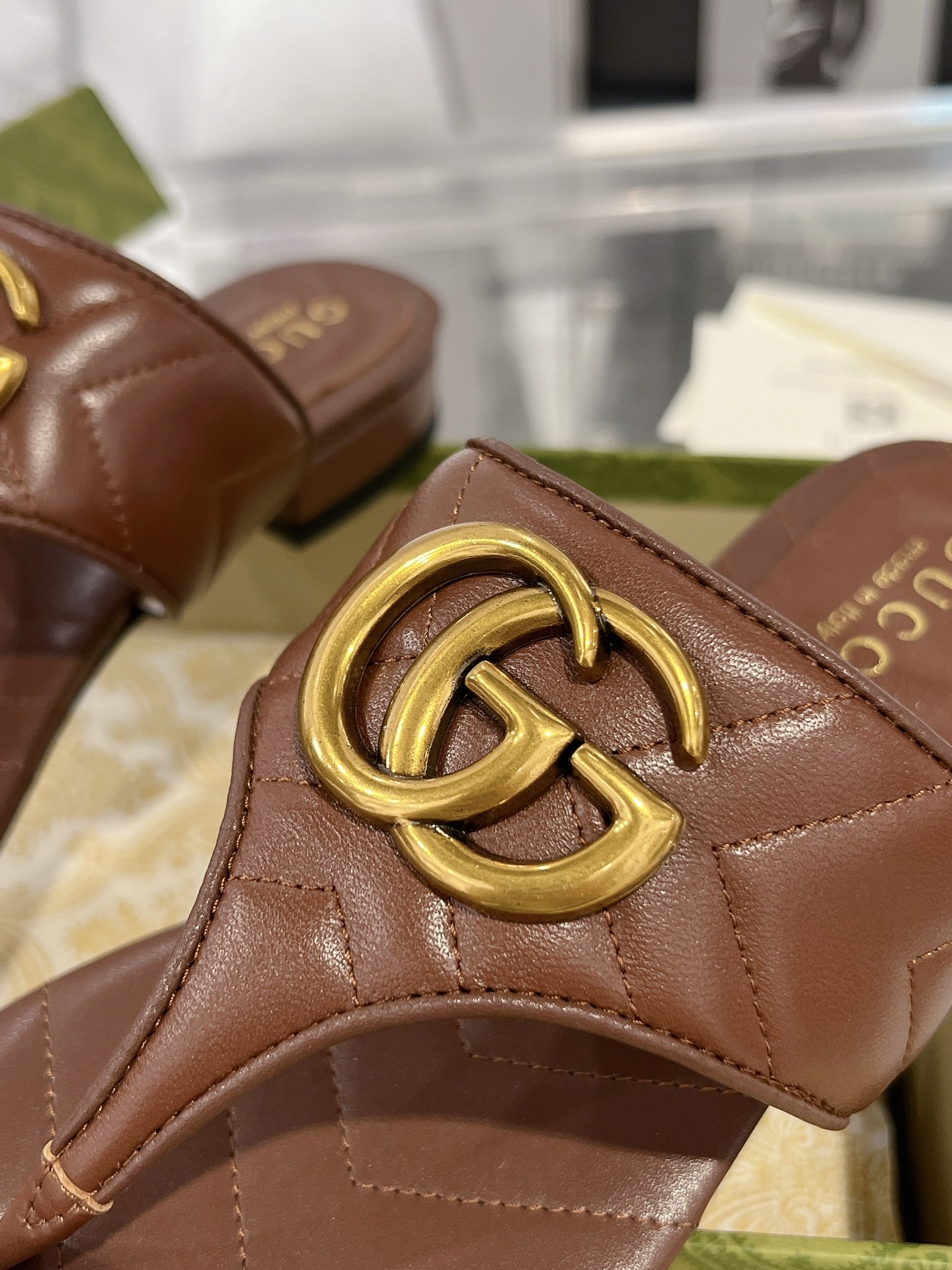 Gucci GG Marmont Slippers Size 36-41