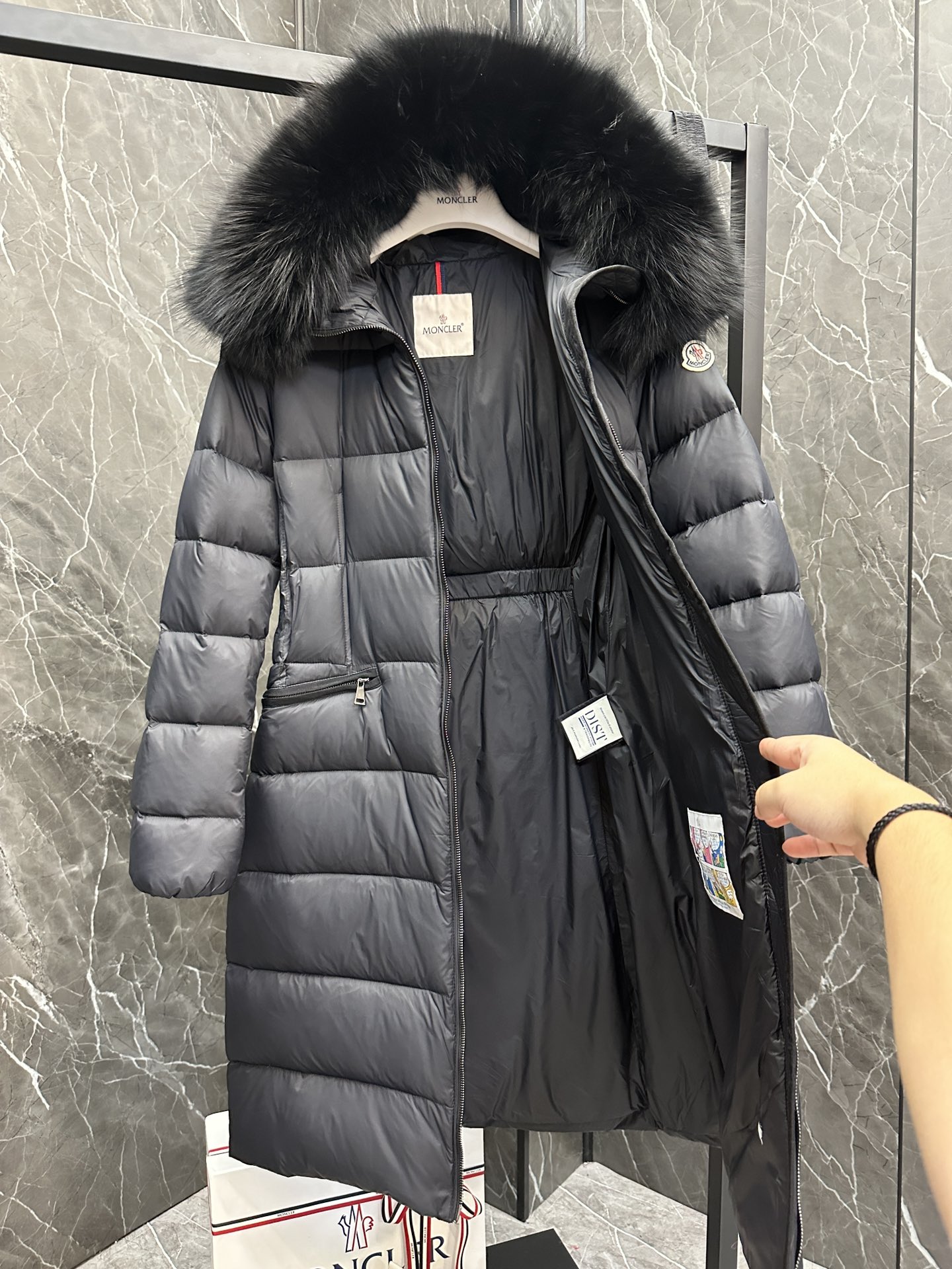 Moncler Boed Long Women Down Jacket Size S-XL