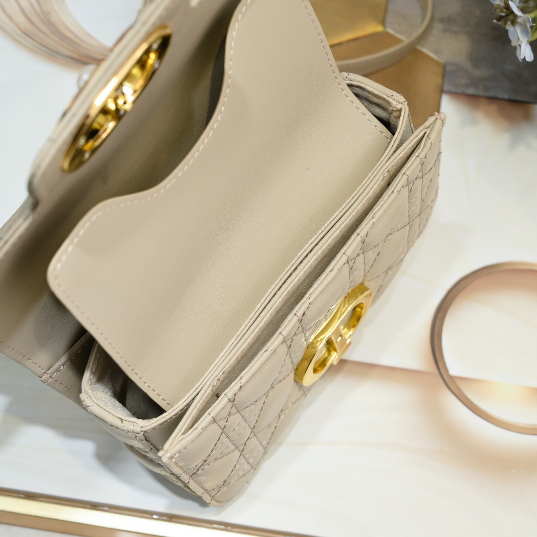 Dior Mini Dior Jolie Top Handle Women Shoulder Bags 19*12*6cm