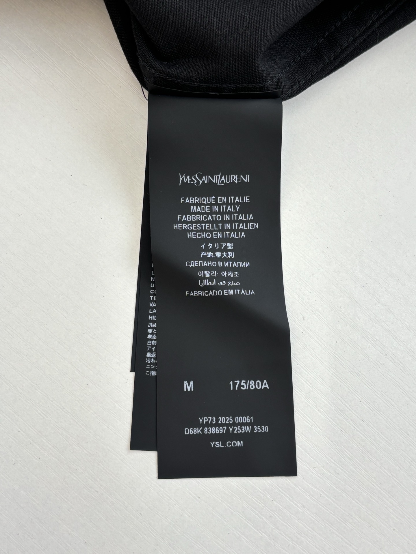 YSL 2025FW New Unisex Jacket Size S-XL