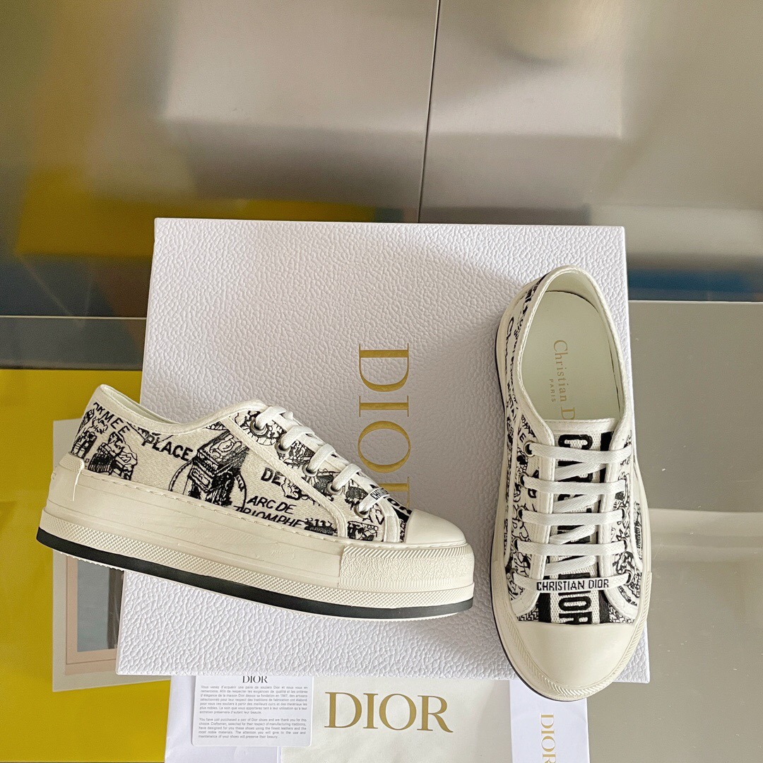 Dior Walk'N'Dior Platform Sneaker Size 35-40 4-color