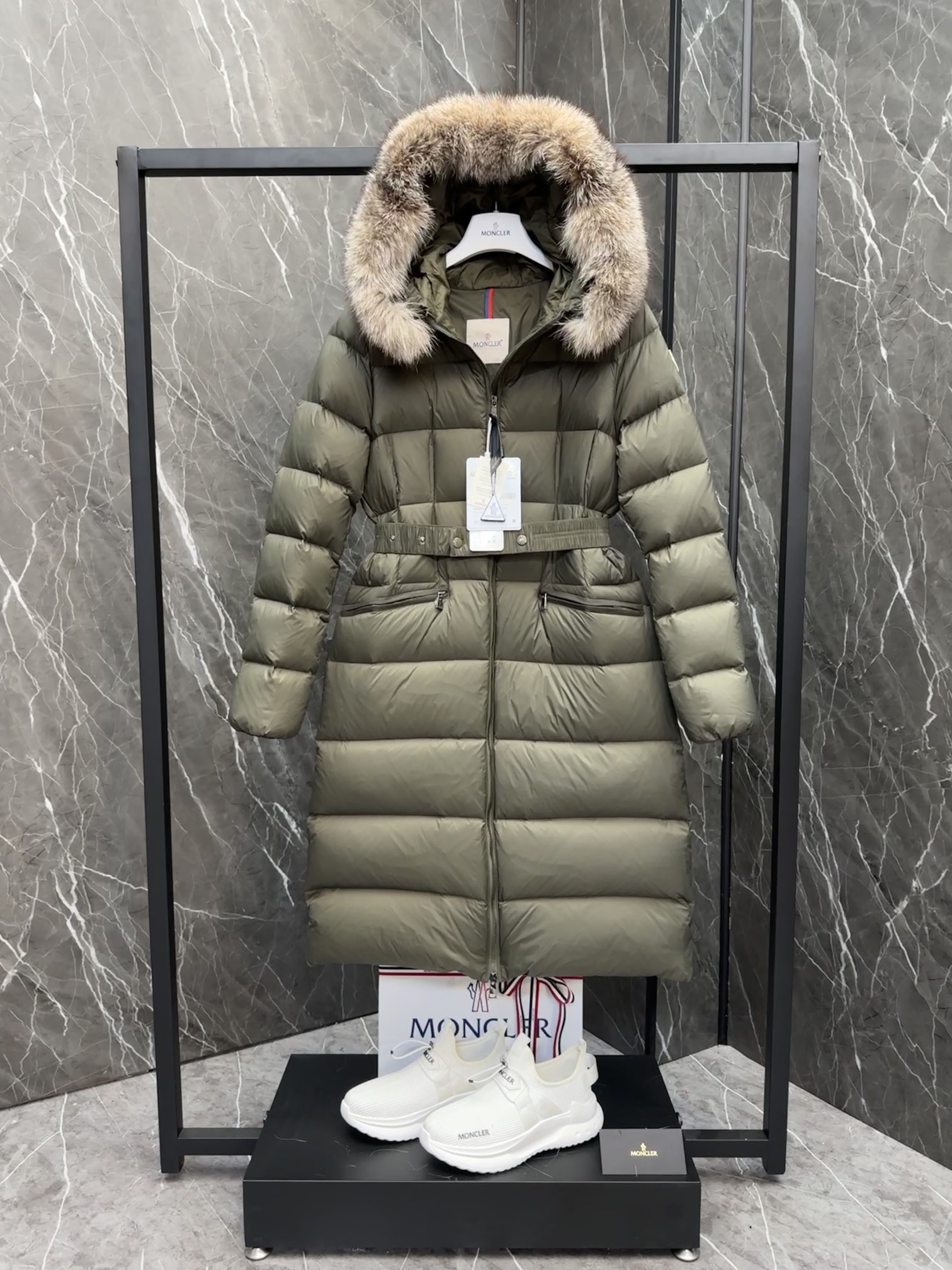 Moncler Boed Long Women Down Jacket Size S-XL