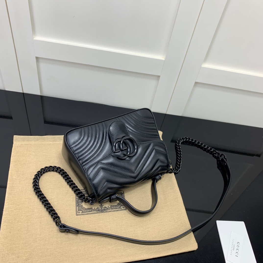 Gucci GG Marmont Top Handle Women Shoulder Bags Size 21*15.5*8cm